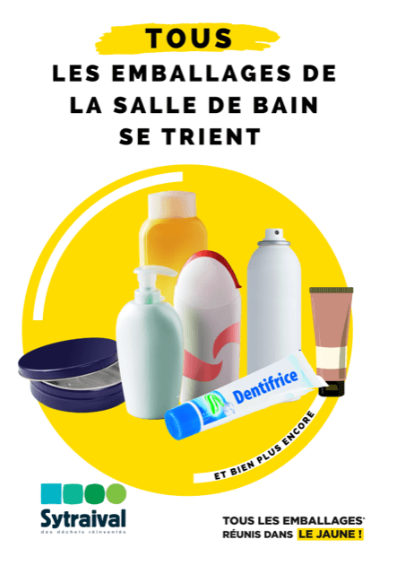 Affiche tri salle de bain