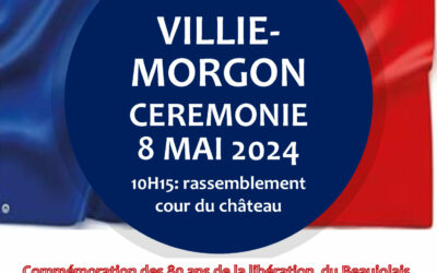 Cérémonie Commémorative de la victoire du 8 mai 1945 et des 80 ans de la libération du Beaujolais