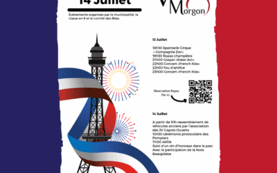 🎉 Villié-Morgon en fête les 13 & 14 juillet !