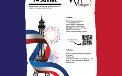 🎉 Villié-Morgon en fête les 13 & 14 juillet !