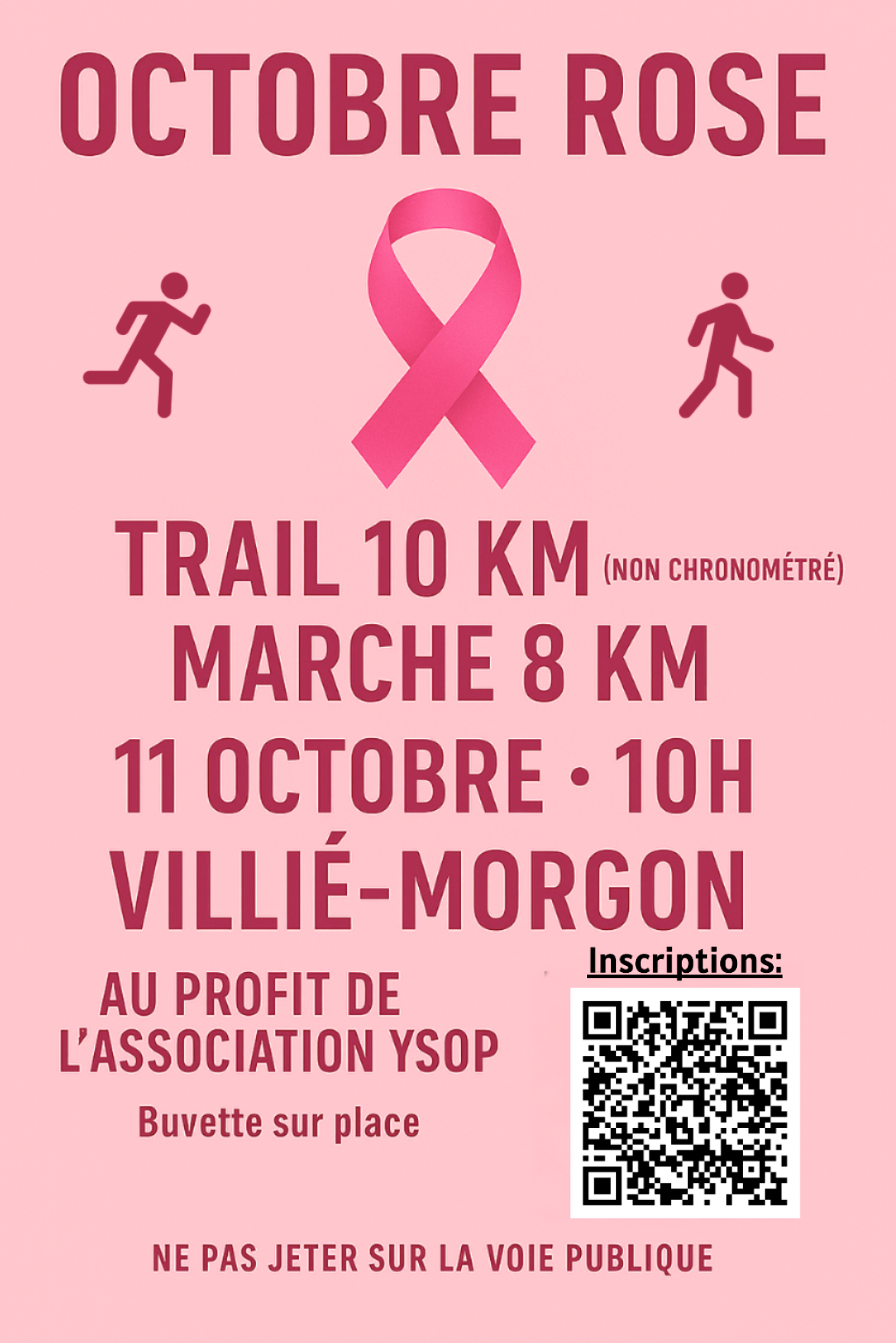 🎀 OCTOBRE ROSE à Villié-Morgon 🎀