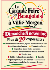 Nouvelle affiche Grande Foire du Beaujolais